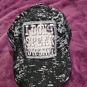 Black and White Graphic Women's Cap